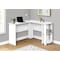 Monarch Specialties Computer Desk, Home Office, Corner, Storage Shelves, 48 in.L, L Shape, Work, Laptop, White Laminate I 7723 - alternate 4